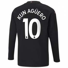 Maillot Manchester City Sergio Aguero 10 Extérieur 2020/2021 Manche Longue